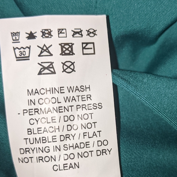 Teal Puma Athletic Leggings with Mesh - Picture 5 of 6